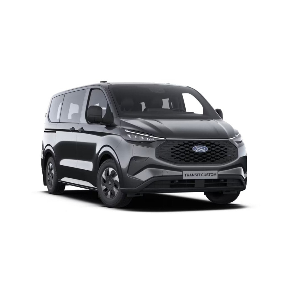 E-Transit Custom de color gris