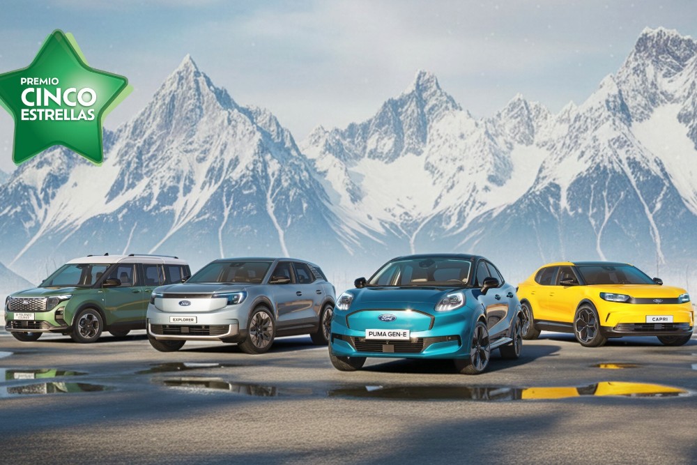Gama de eléctricos Ford ganadores del premio 5 estrellas