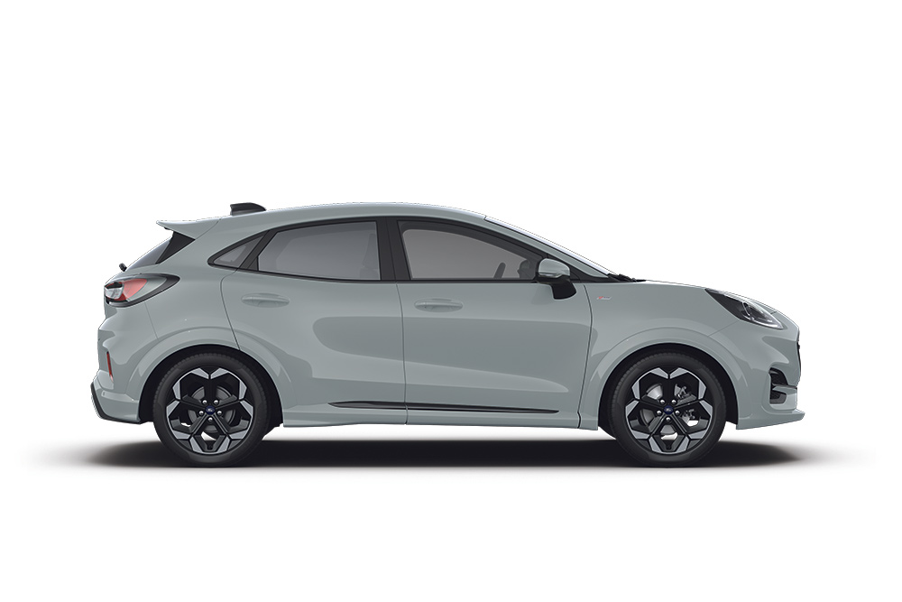 Vista lateral del Ford Puma