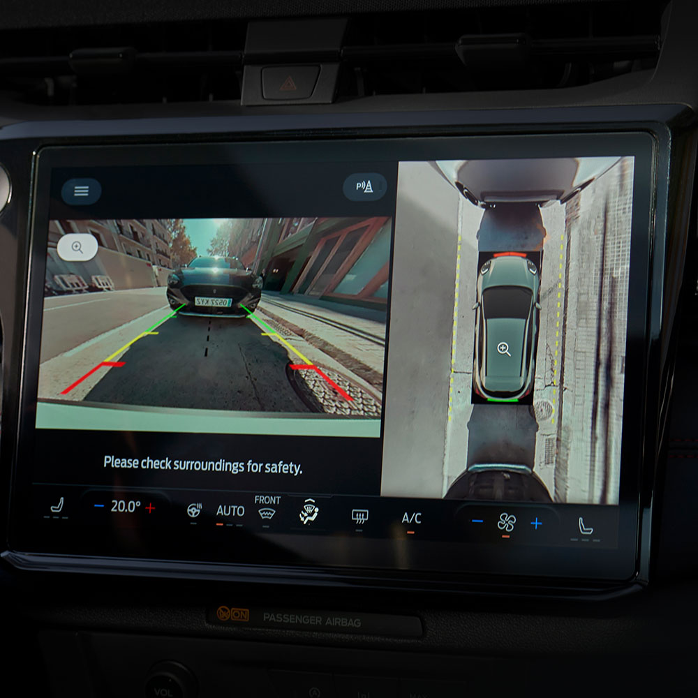 Cámara de visión trasera Ford Transit Courier